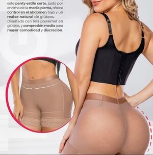 Stagmi Colombian Fajas Panty Shaper & Thong 2-Pack Ultrainvisible SMI04004 NEW!